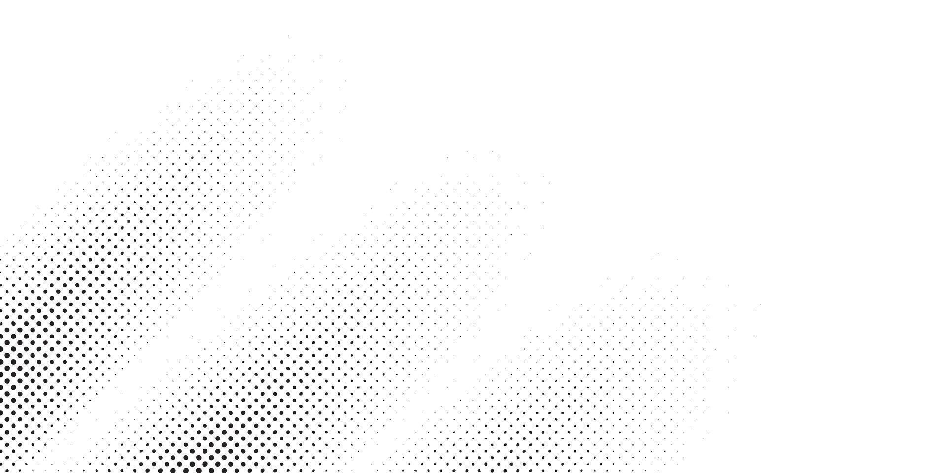 Abstract white and black color background with halftone effect, dot pattern. illustration. vector