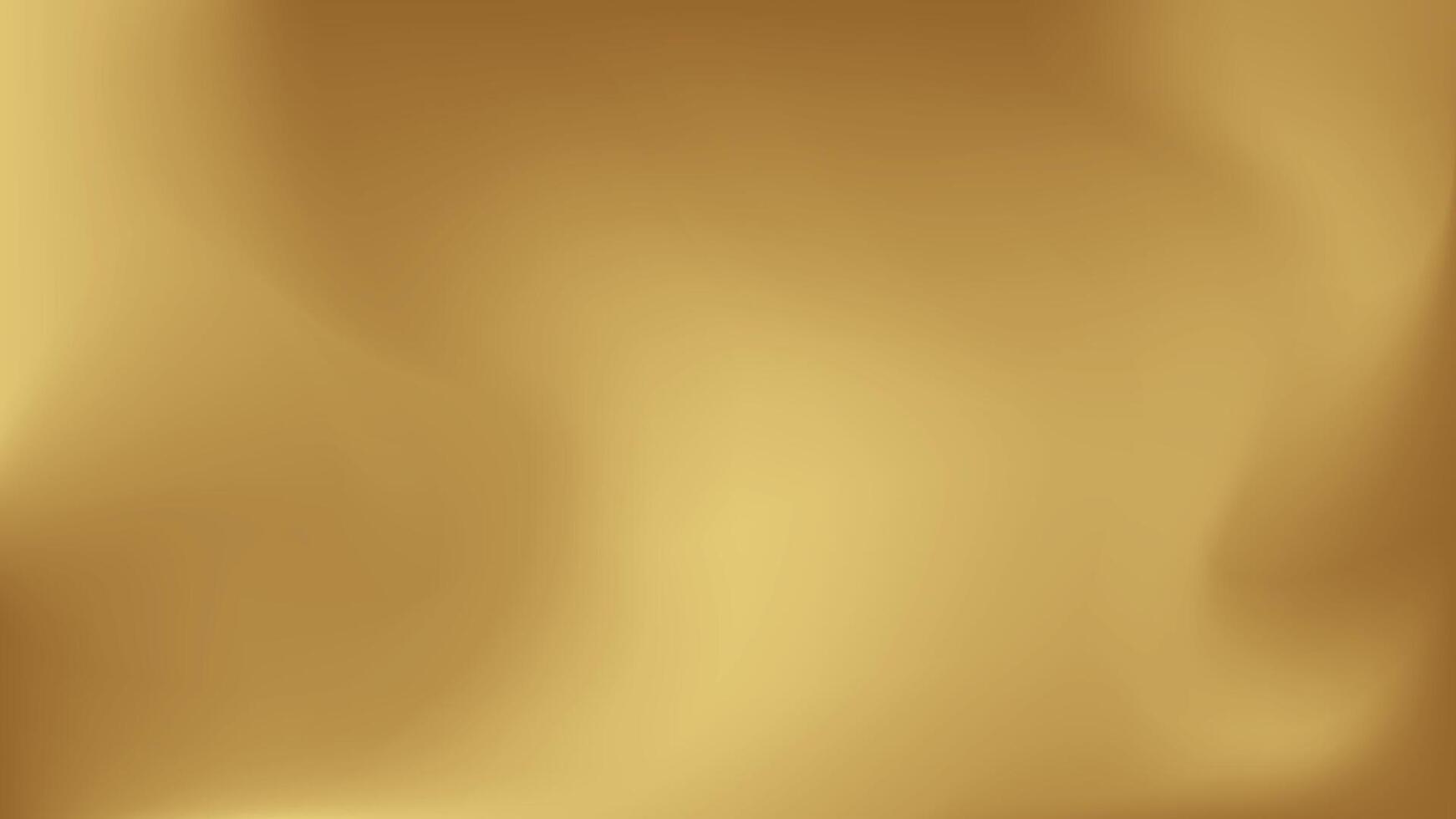 Gold abstract blurred gradient background. illustration. vector