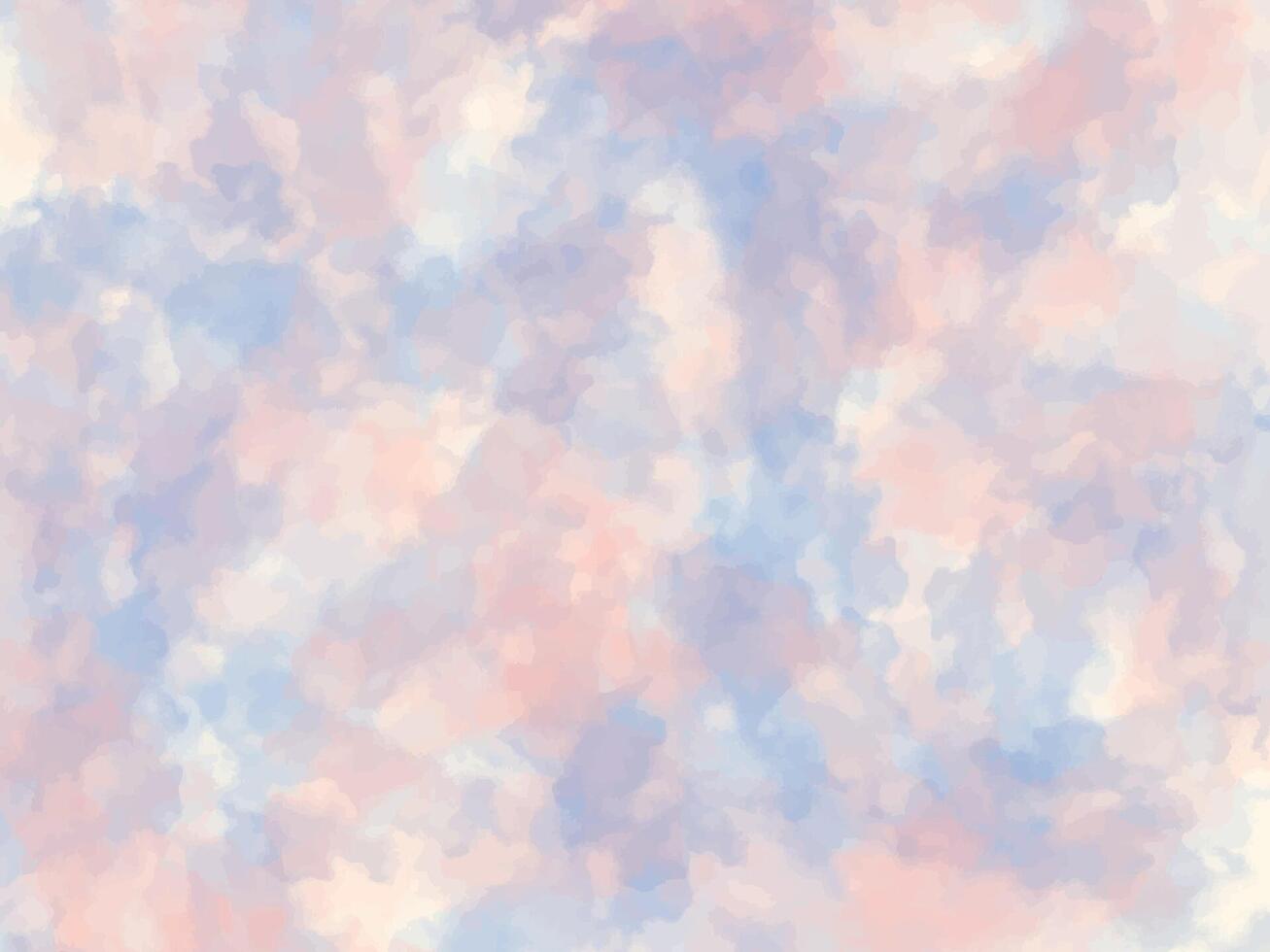 soft melon and blue watercolor background vector