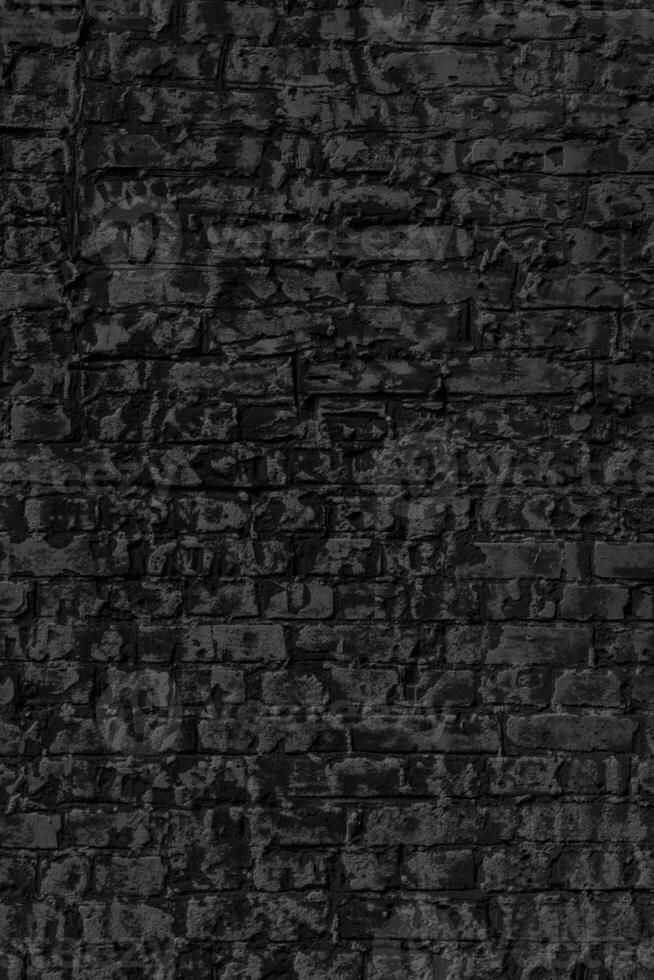 The background of the old red brick wall for design interior and various scenes or as a background for interviews. photo