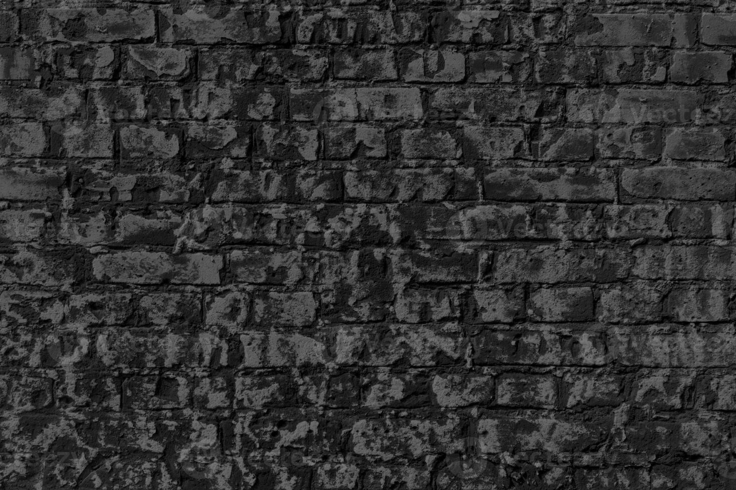 The background of the old red brick wall for design interior and various scenes or as a background for interviews. photo