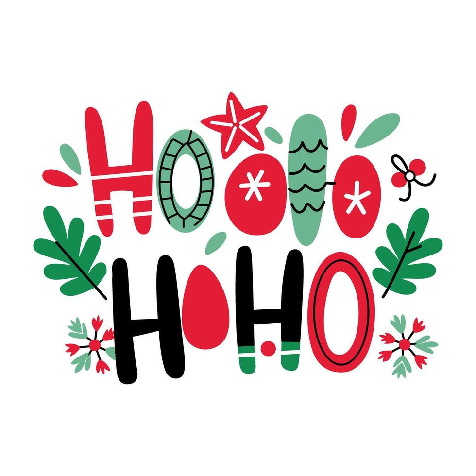 A flat sticker of santa slang vector