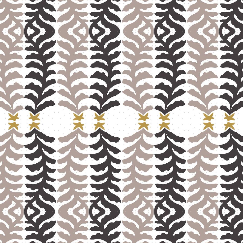 Black and White Festive Geometric Pattern for Holiday Theme vector