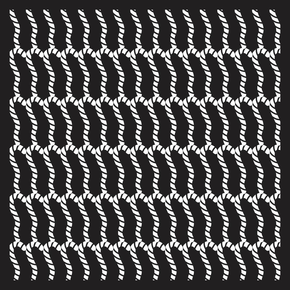 Abstract Wavy Pattern in Black and White vector