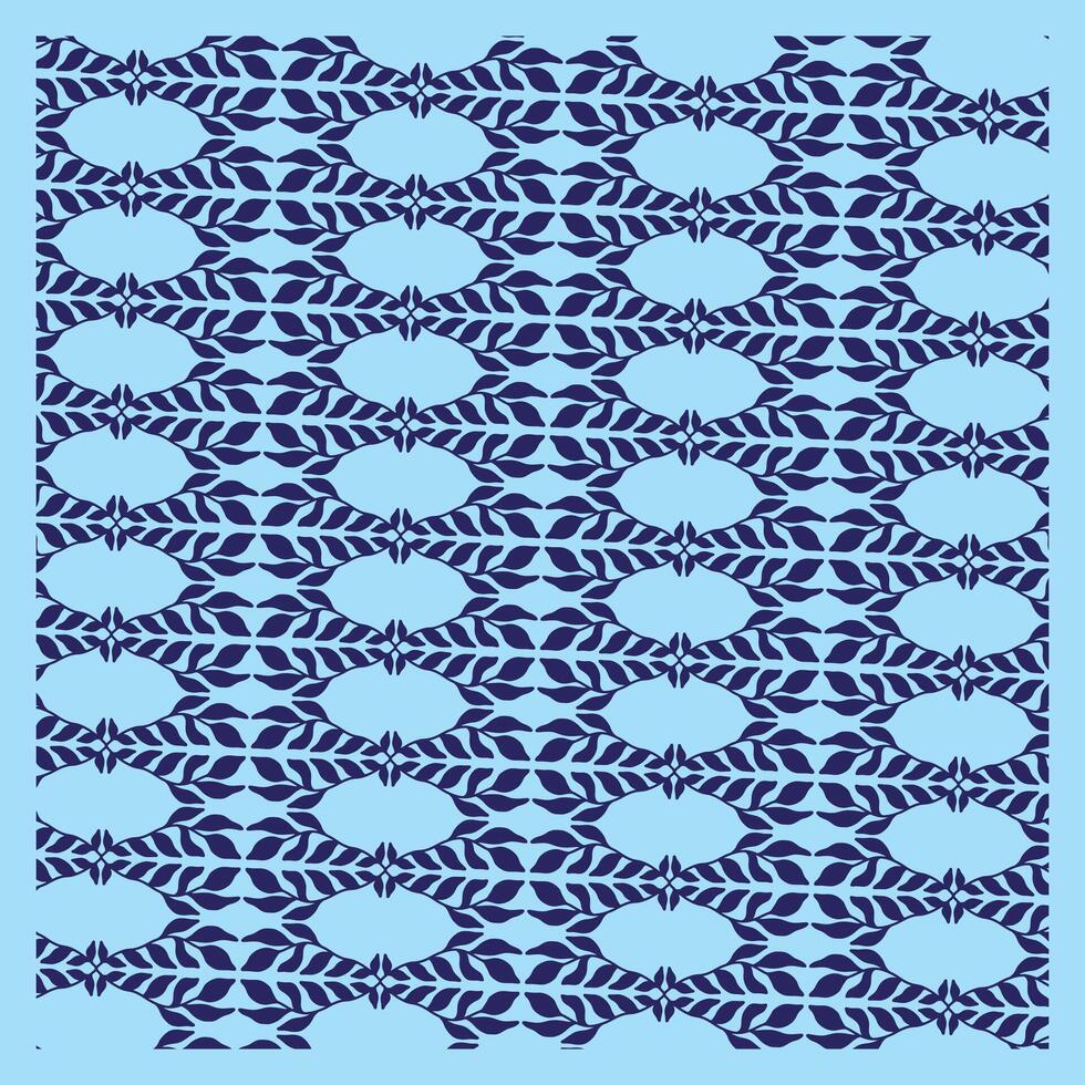 Blue Christmas Tree Pattern on Light Background vector