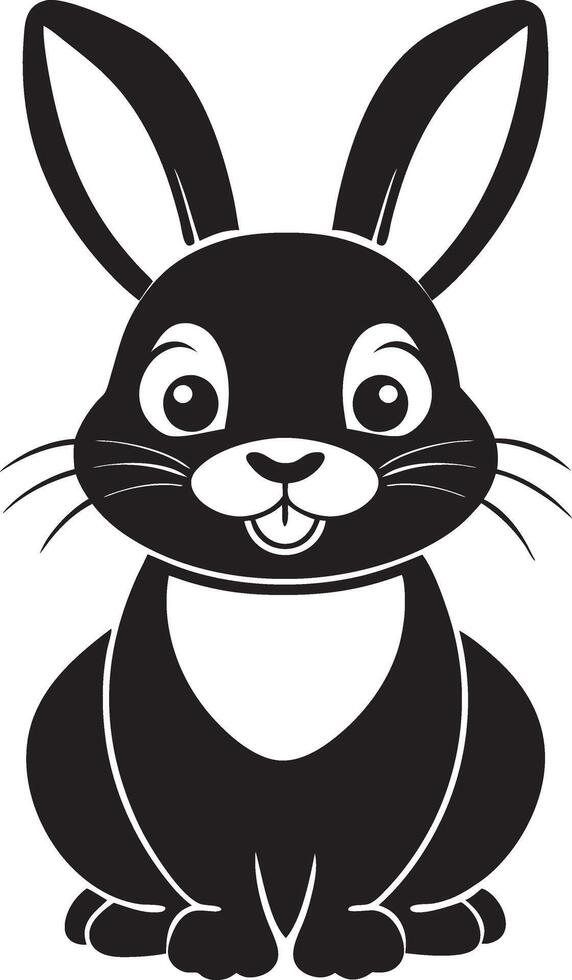 little rabbit on the farm vector