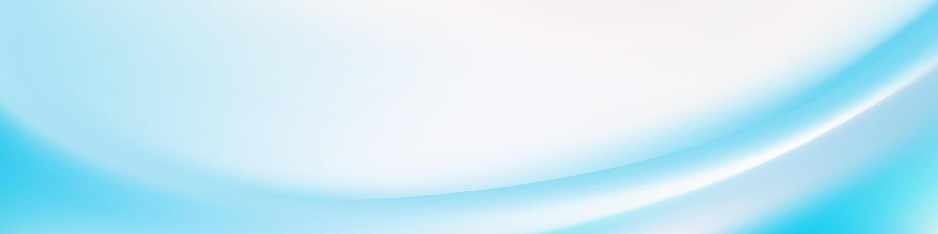 Abstract Blue Gradient Background with Curved Lines vector