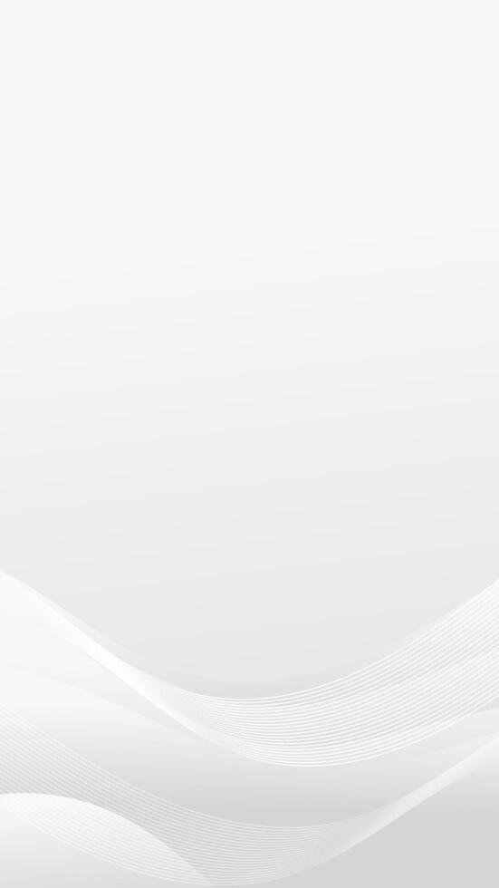 Abstract White Background With Wavy Lines vector