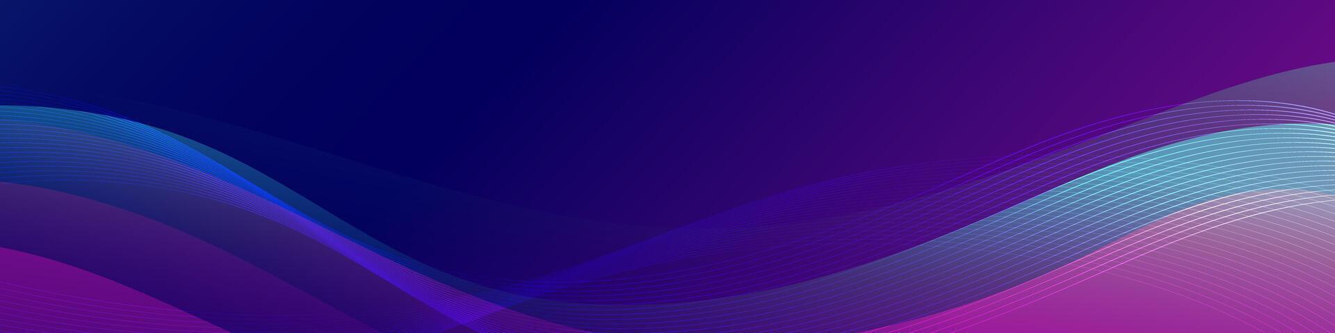 Abstract Gradient Background with Curved Lines vector