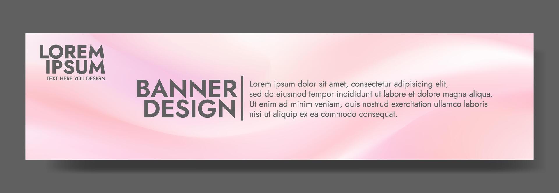 Abstract Pink Background Template with Text vector