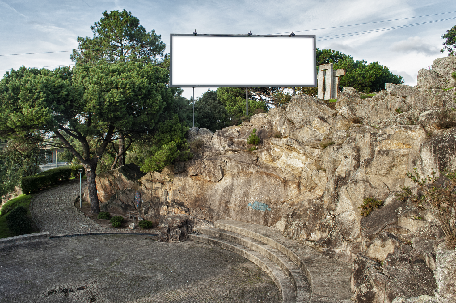Climbing Park Mockup psd