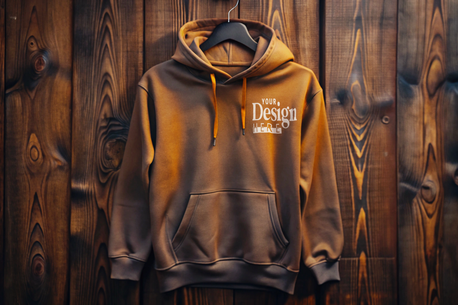 digital hoodie front mockup psd