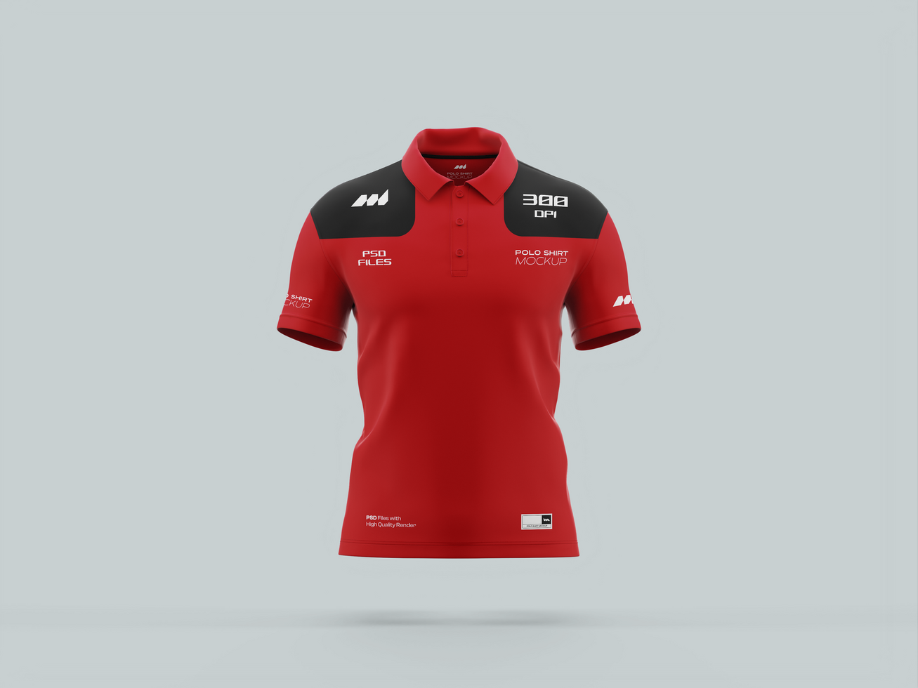 Polo Shirt 3D Mockup psd