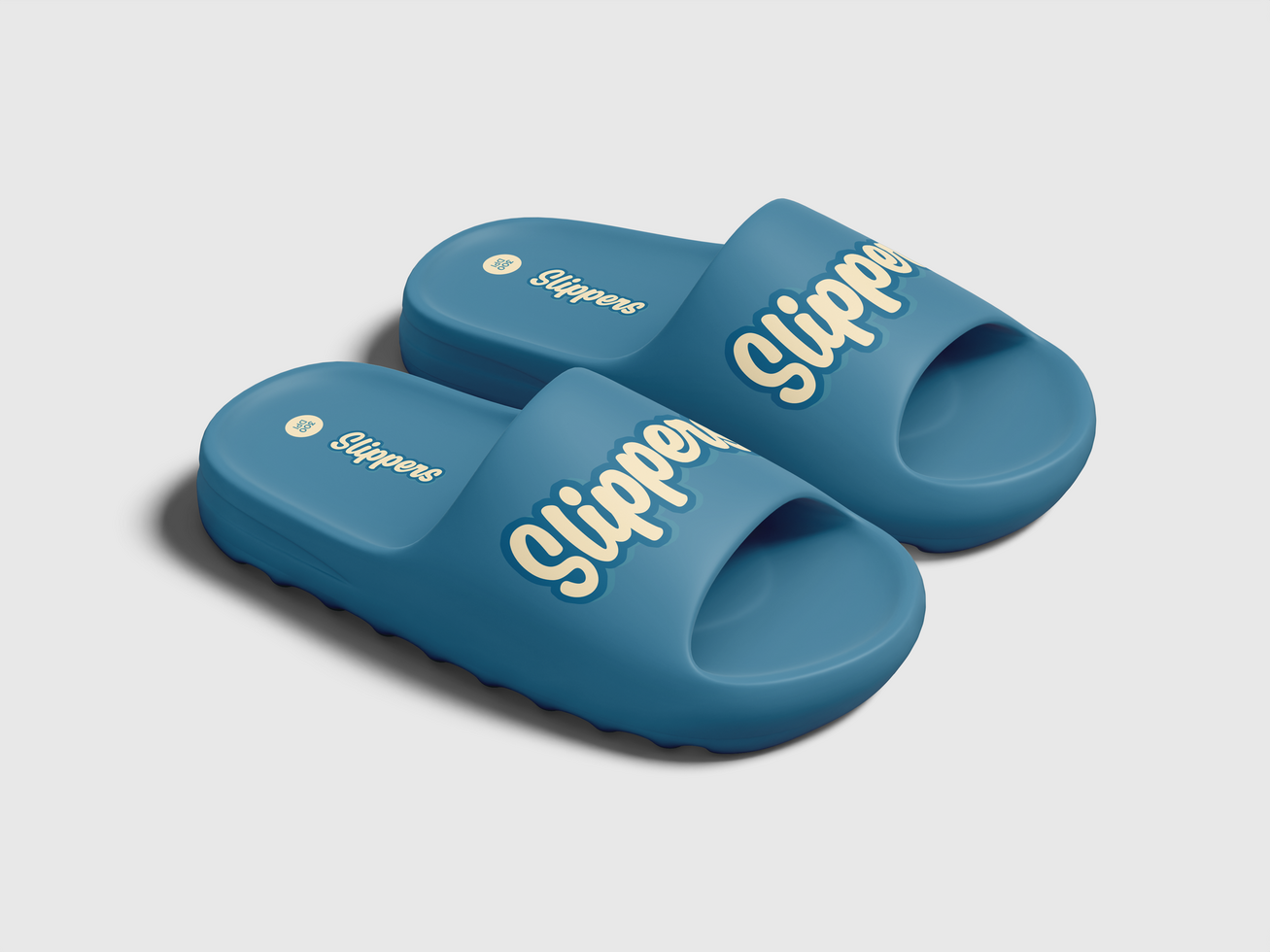 Slippers 3D Mockup psd