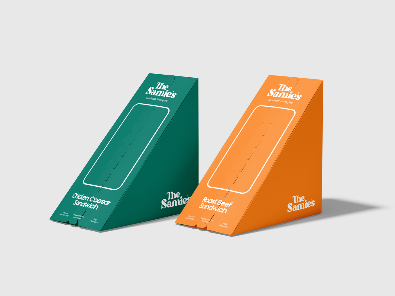 Sandwich Packaging Mockup psd