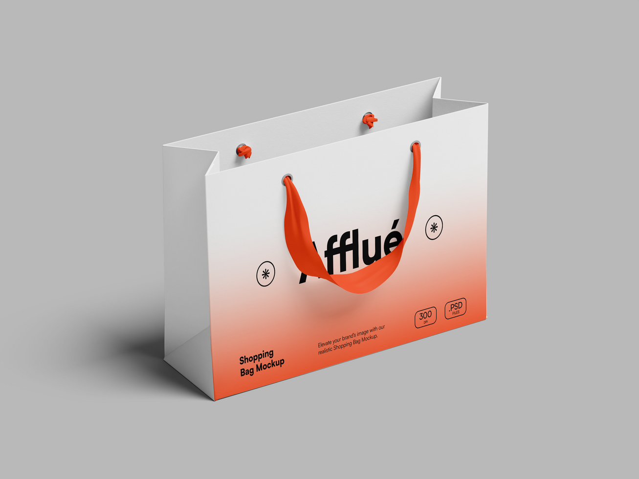 Shopping Paper Bag Mockup psd