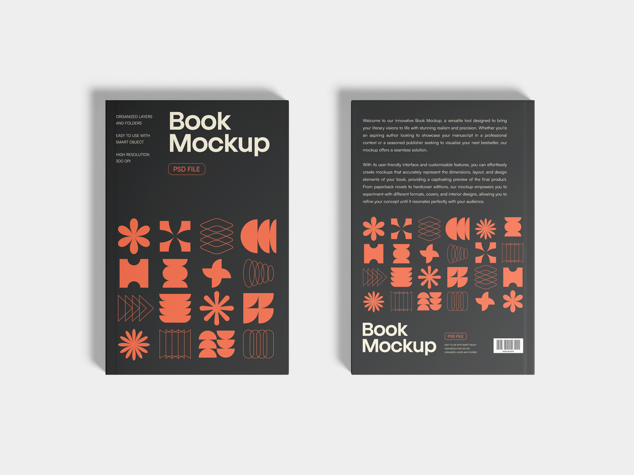 Softcover Book Mockup psd