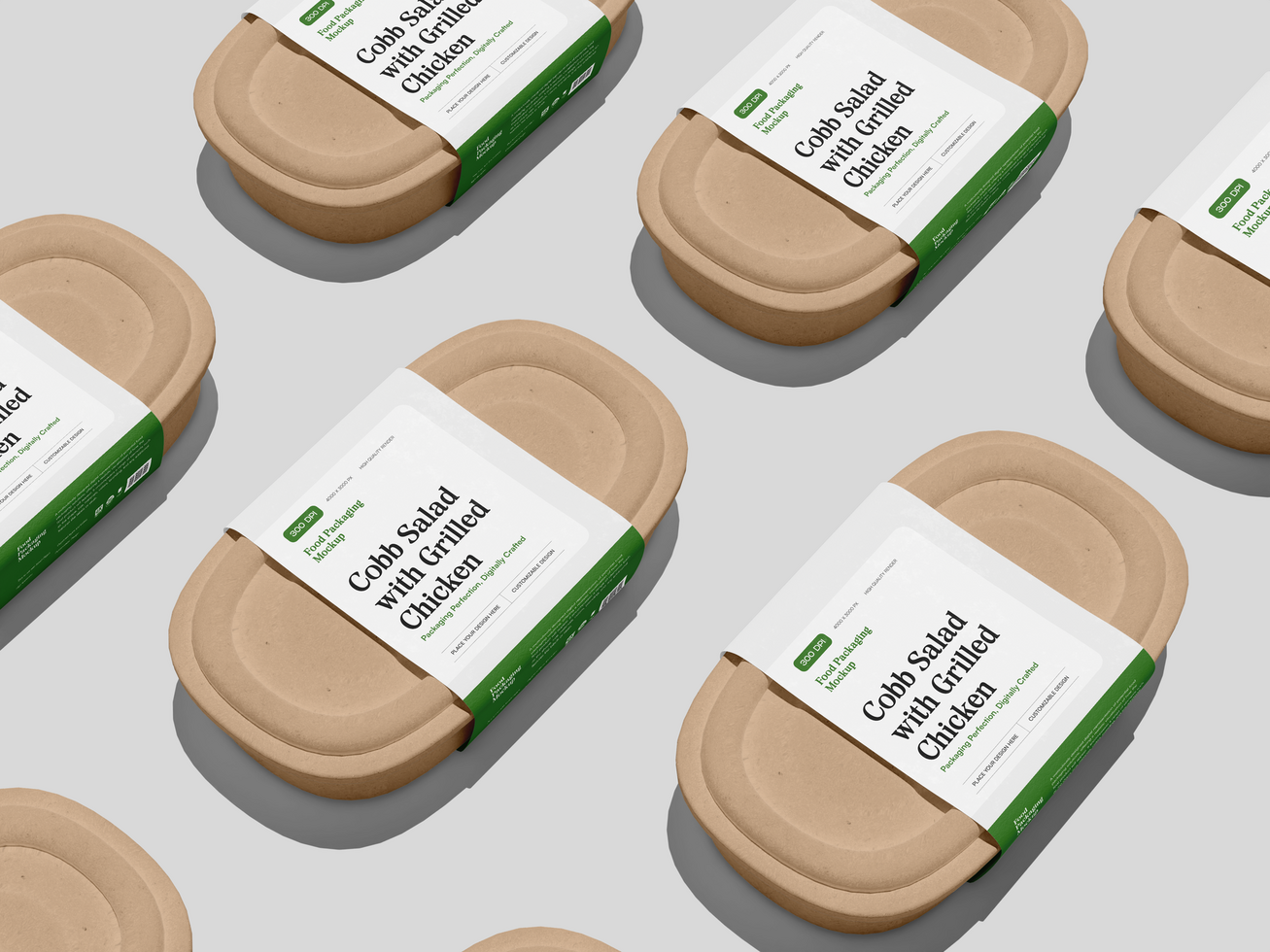Food Packaging 3D Mockup psd