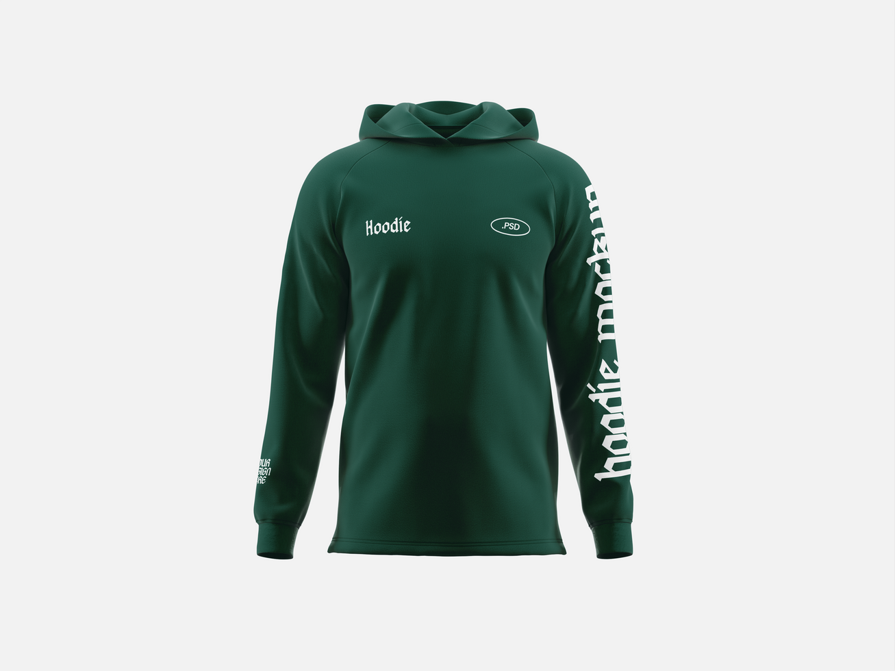 Hoodie Jacket Mockup psd
