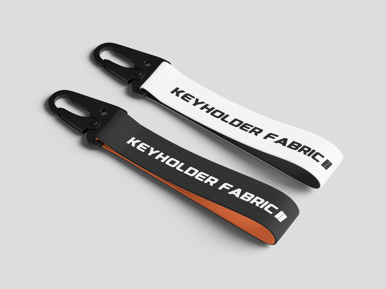 Two Keyholder Fabric 3D Mockup psd