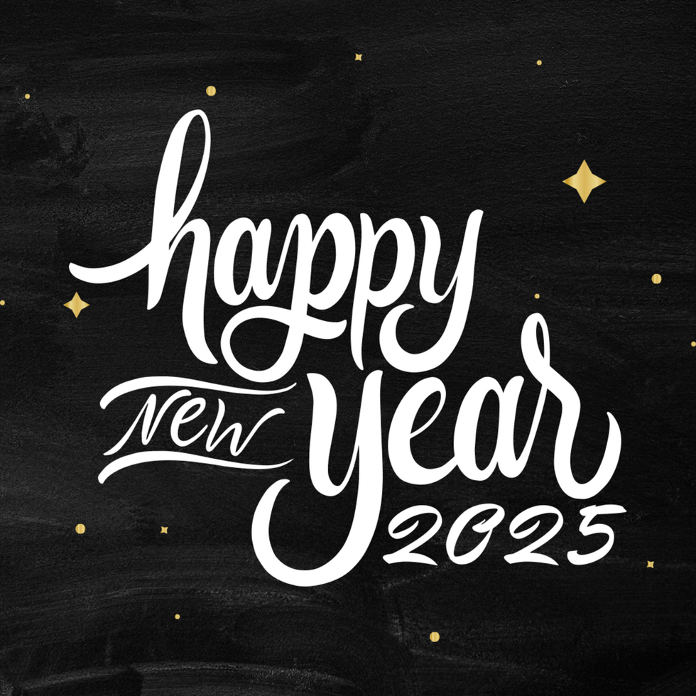 Happy New Year 2025 Social Media Promo Banner Template psd