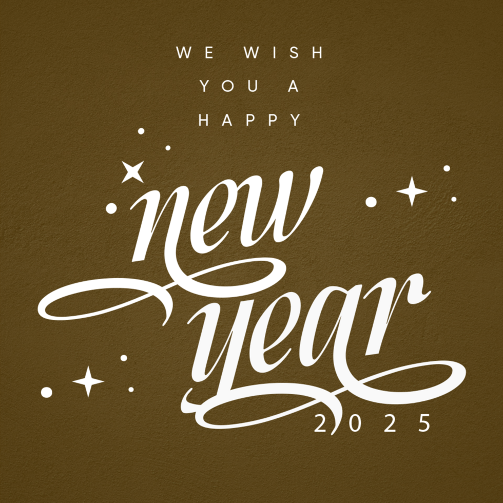 Happy New Year 2025 Social Media Banner Template Design psd