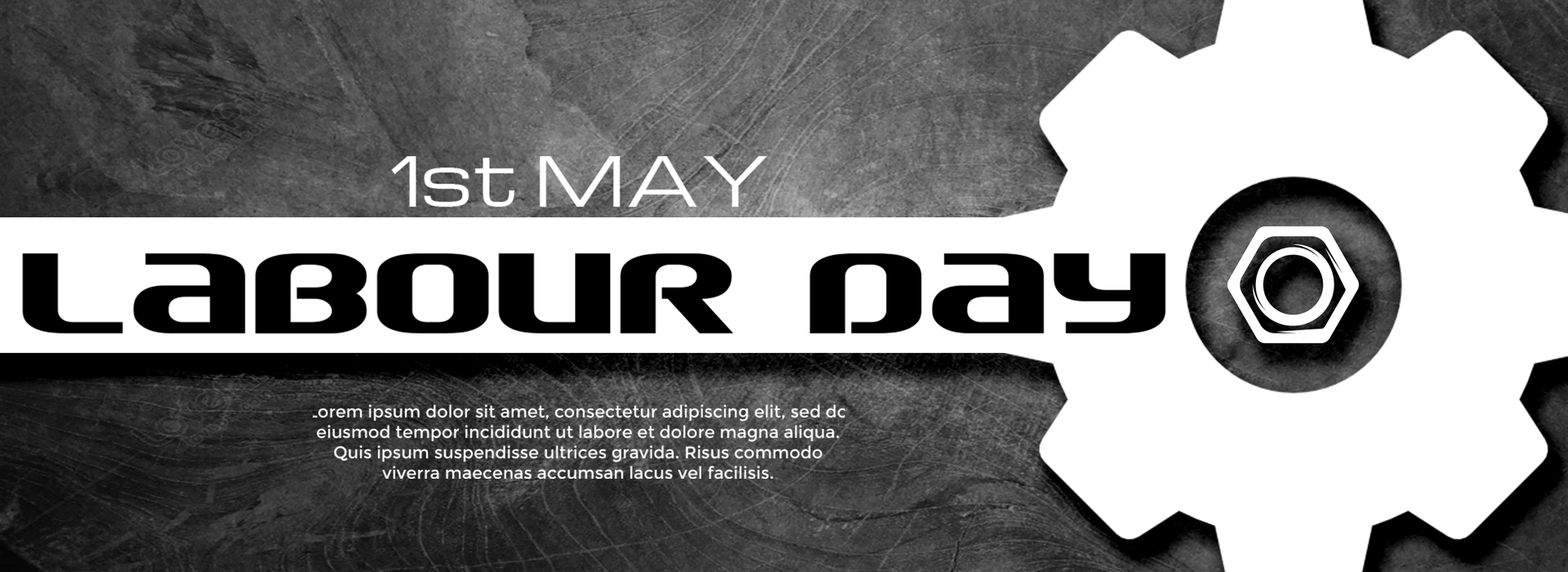 Labor Day Poster for Celebrating 1st May psd