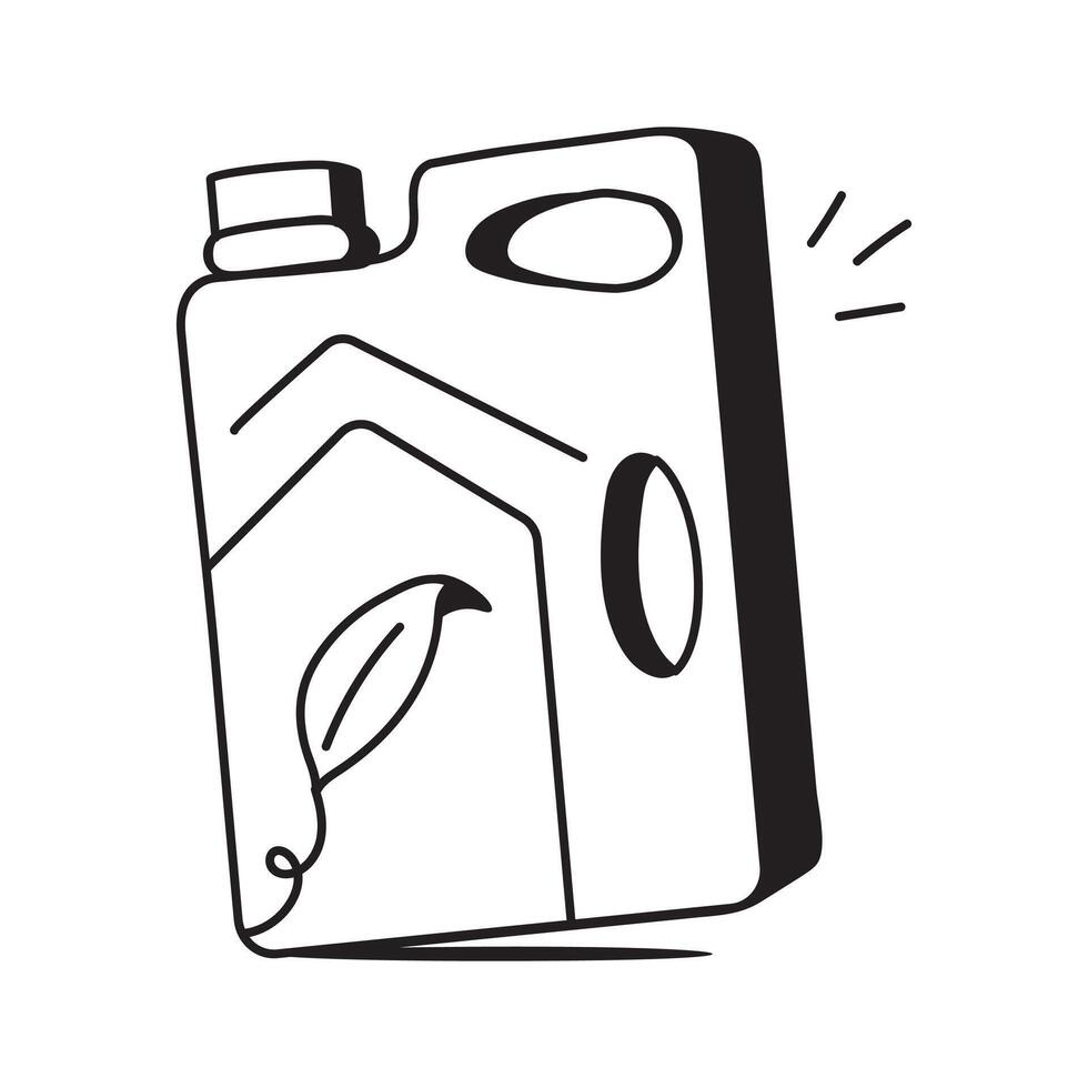 Eco friendly bottle symbolizing biodegradable packaging vector