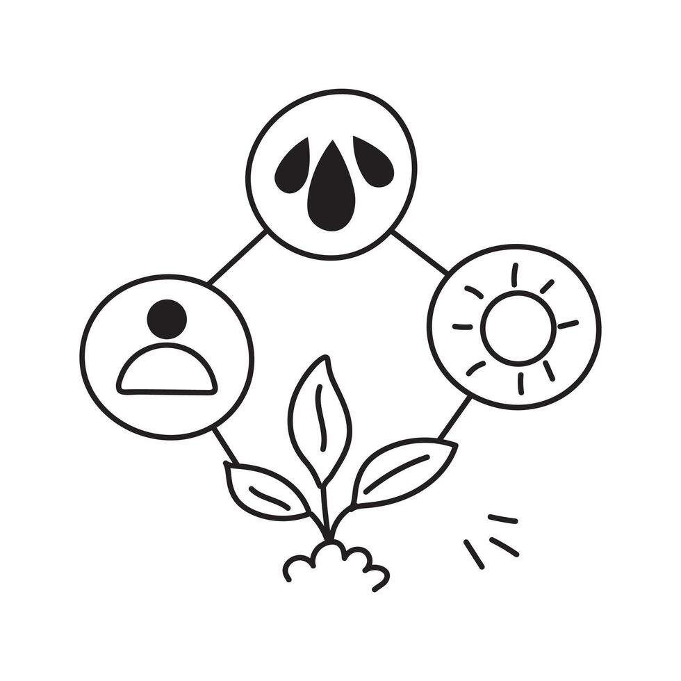 Symbolizing teamwork and collaboration in environmental conservation efforts vector