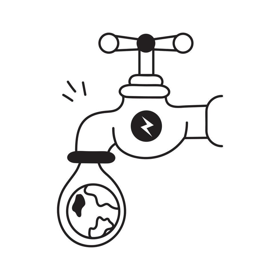 Get your hands on this premium icon of water energy vector