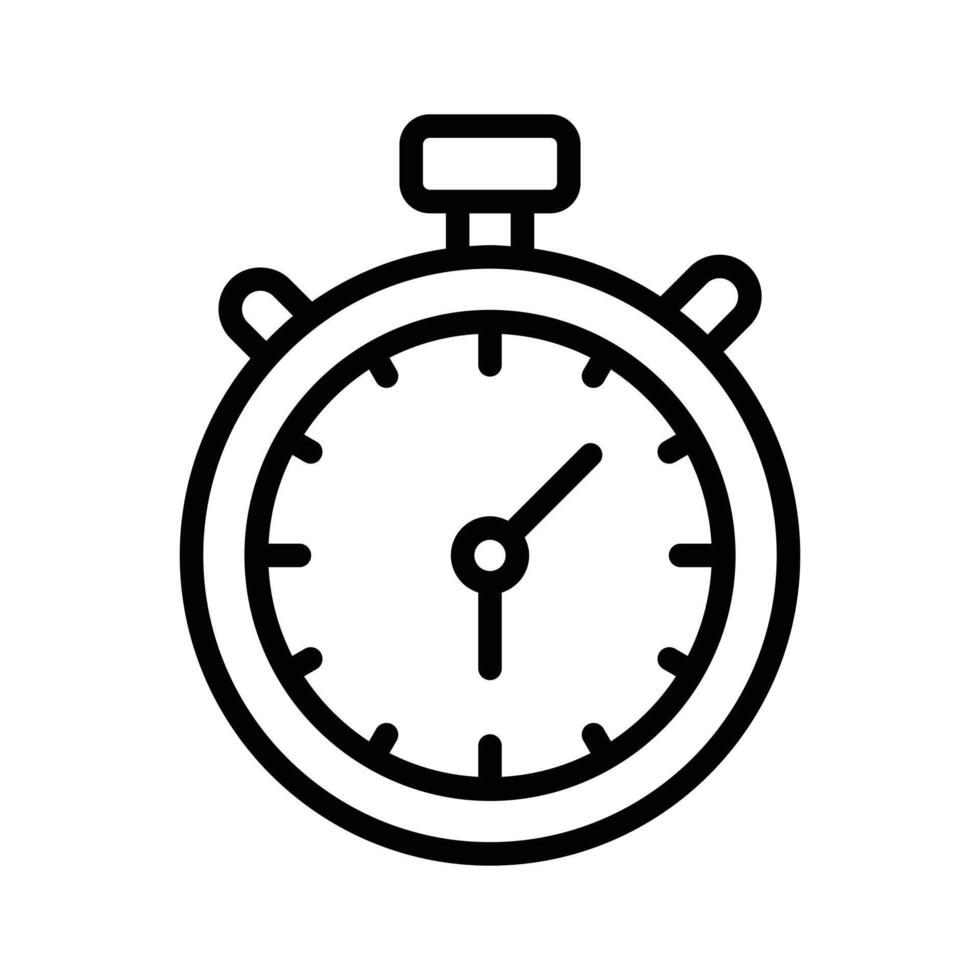 Stopwatch, symbolizing efficient time management vector