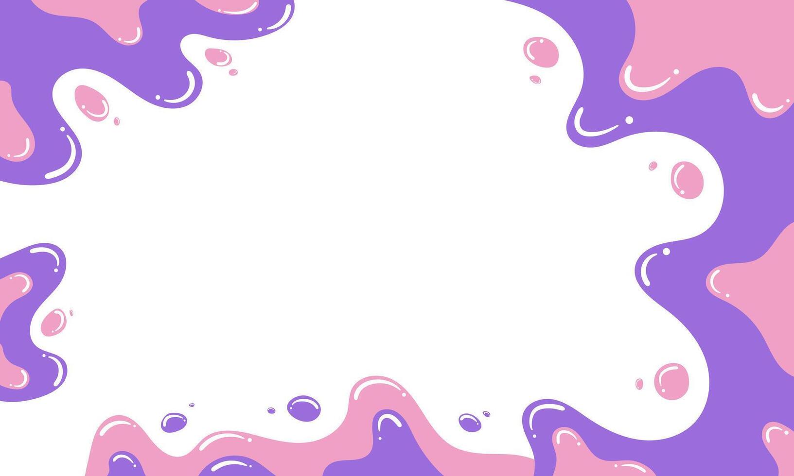 Abstract Background with Pink and Purple Liquid Splashes vector