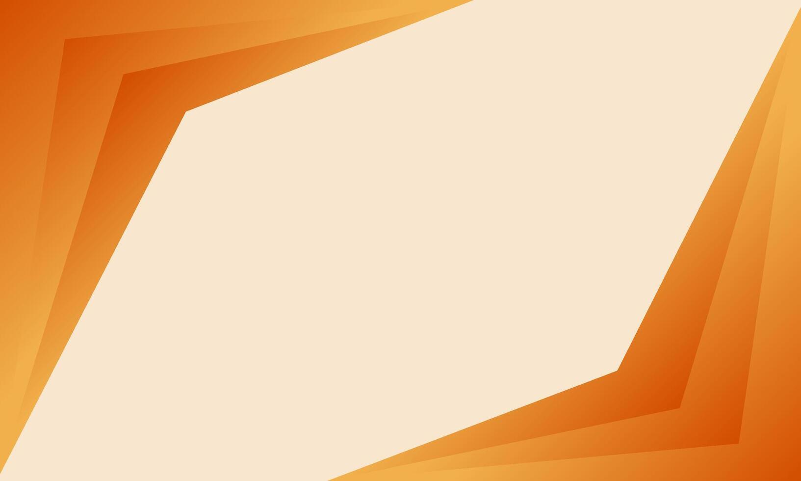 Abstract Background with Diagonal Orange and Beige Layers vector