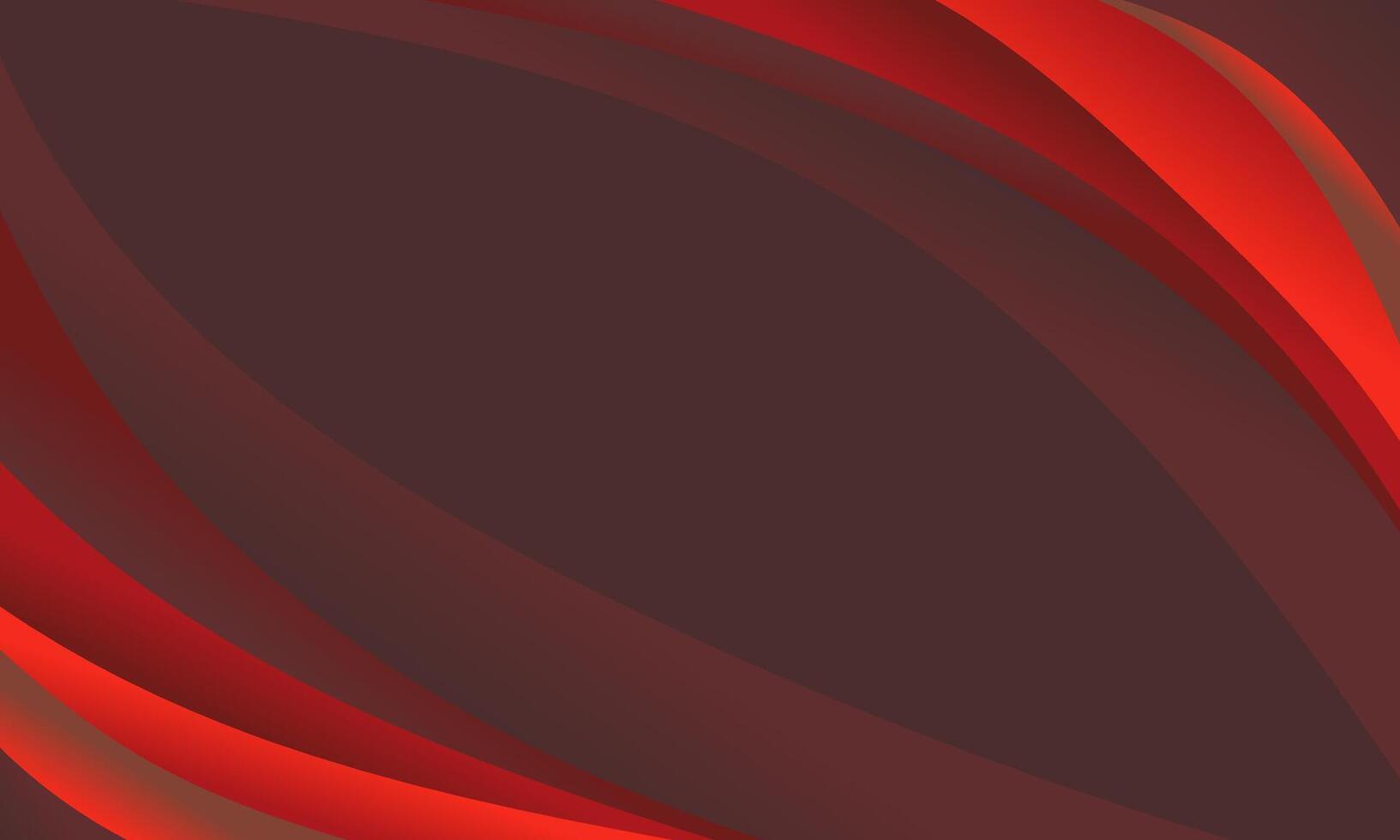 Abstract Background with Curved Red and Brown Shapes vector