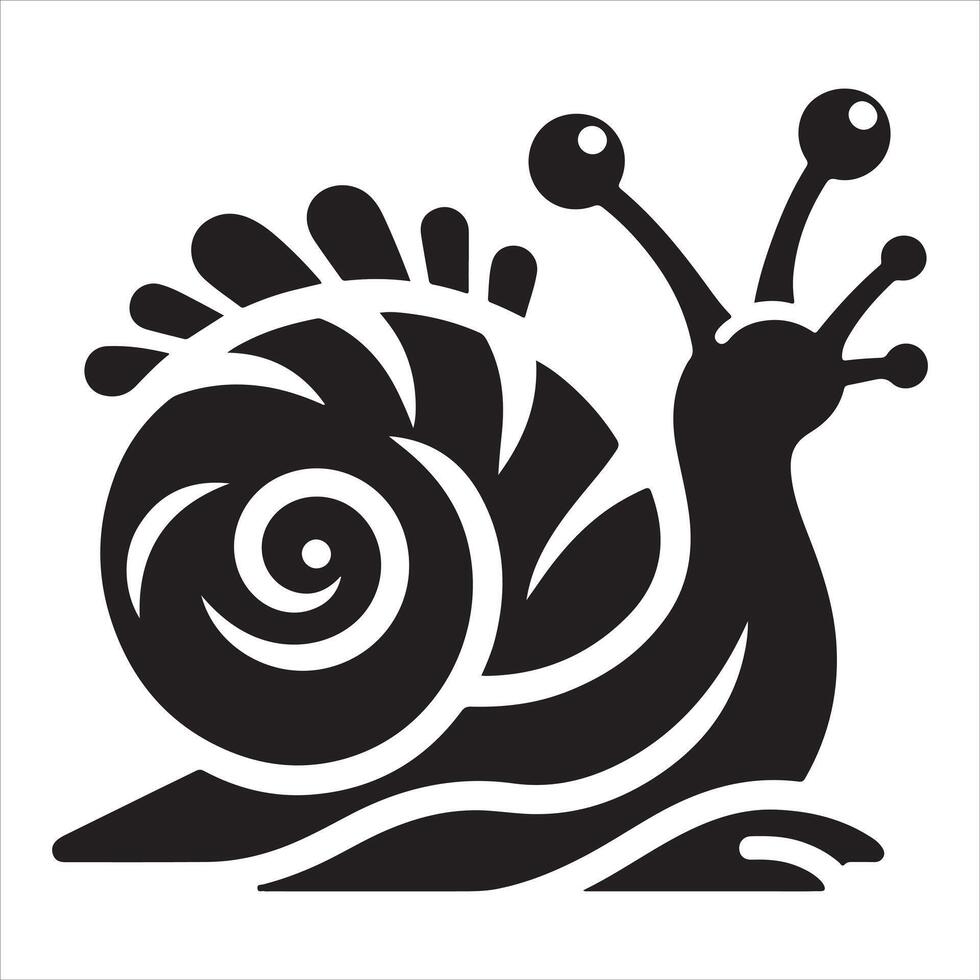 Adorable Snail with Pencil Cartoon Graphic Icon Design vector