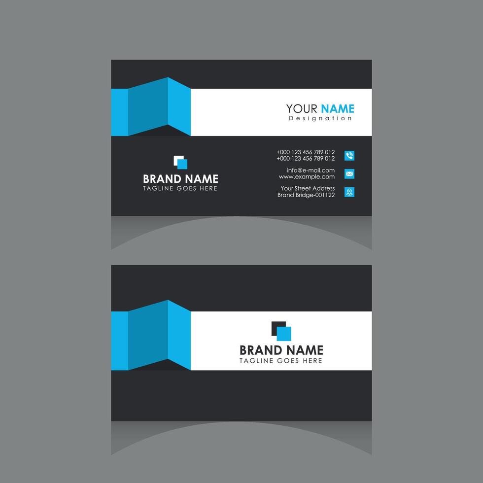 Modern Professional Business Card Layout vector