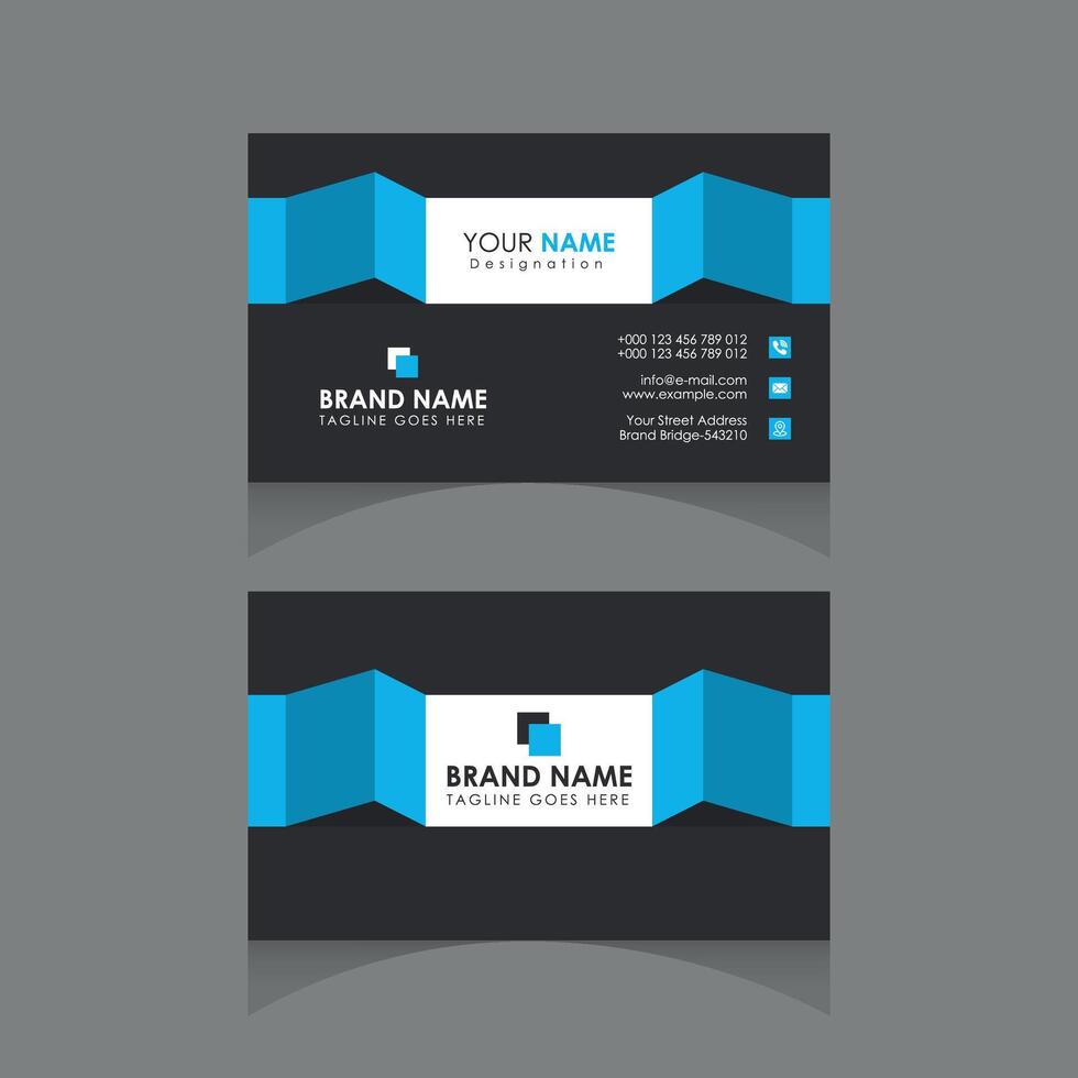 Clean Professional Business Card Template vector