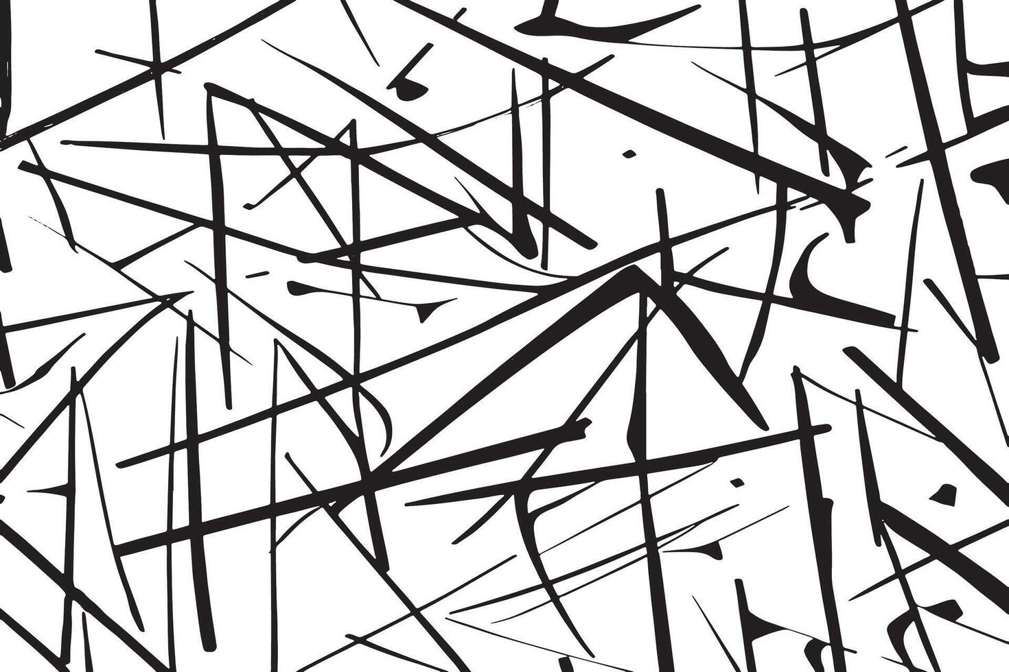 Sharp Black Line Overlay on White Perfect for High Definition Texture in Modern Art Projects vector