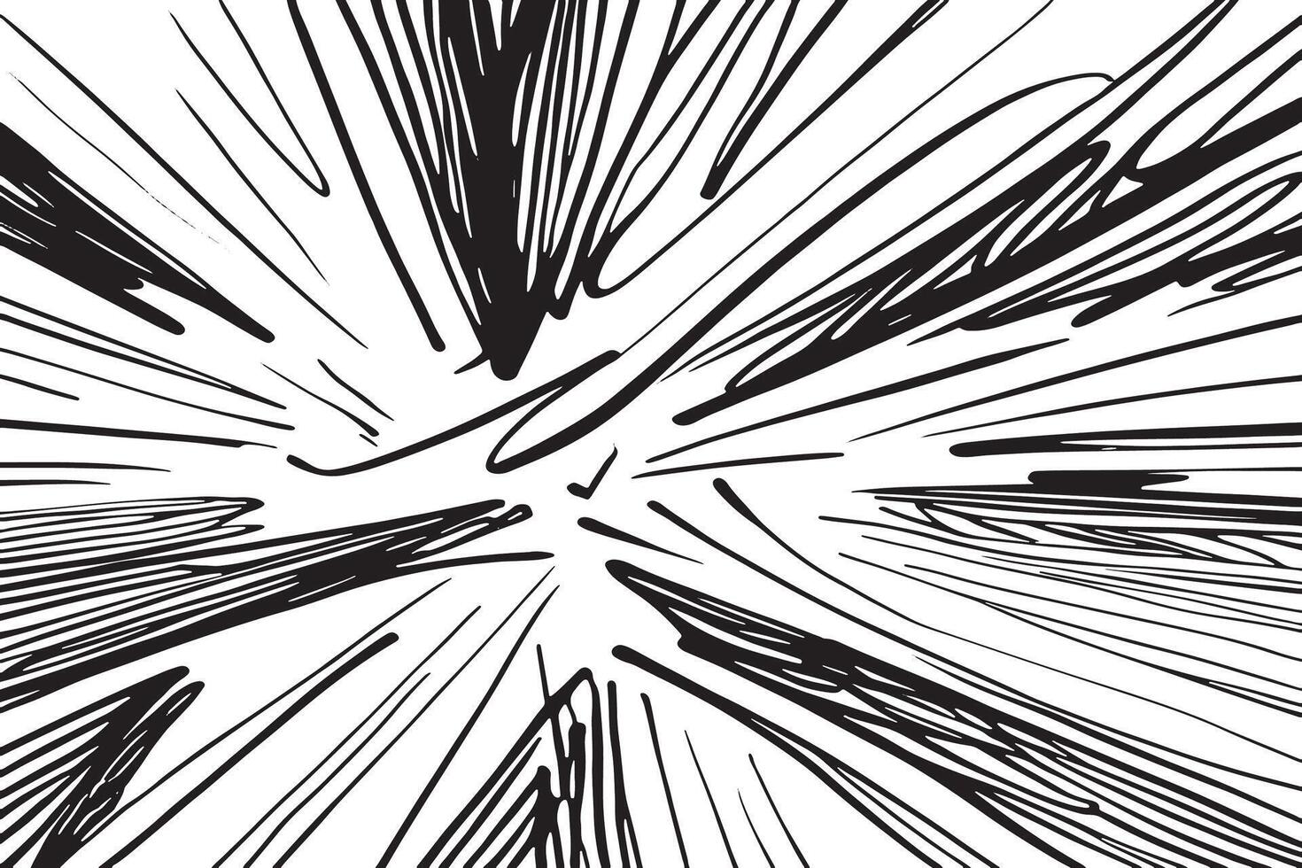 Organic Black Line Patterns on White Adding a Raw and Textured Look to Minimalist Backgrounds vector