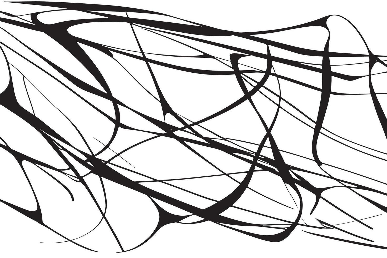 Sharp Black Line Overlay Patterns on White Background Delivering a Bold Texture for Graphic Projects vector