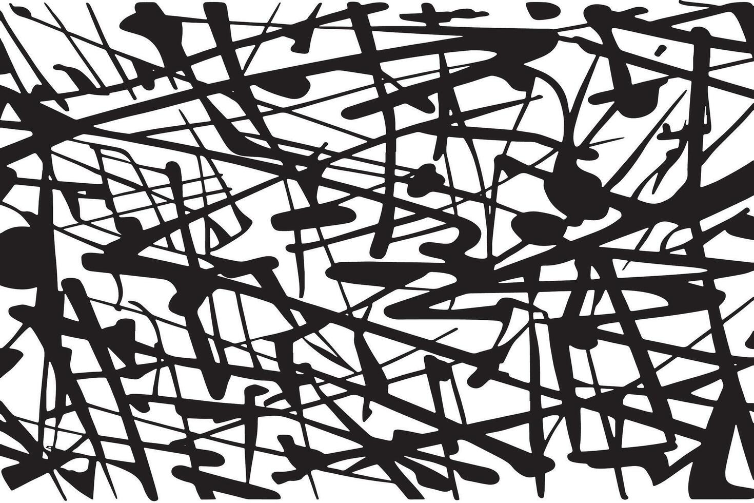 High Resolution Monochrome Black Line Textures for Overlaying on White Backgrounds in Graphic Design Projects vector