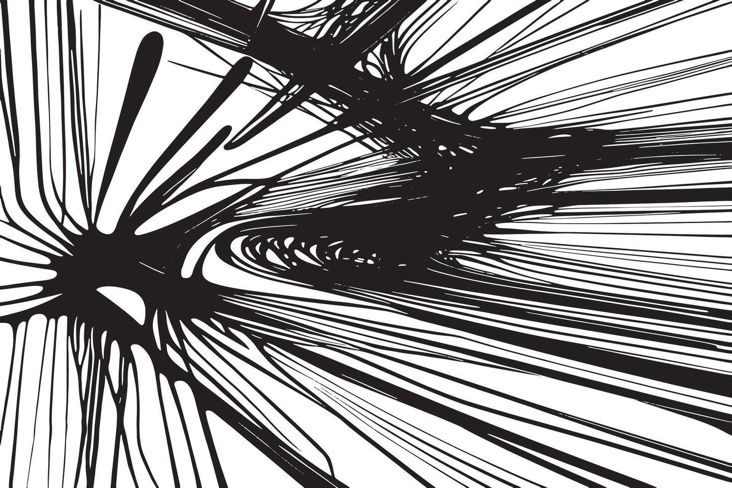 Subtle Scribble of Black Lines on White Canvas Creating a Minimalist Texture for Contemporary Designs vector