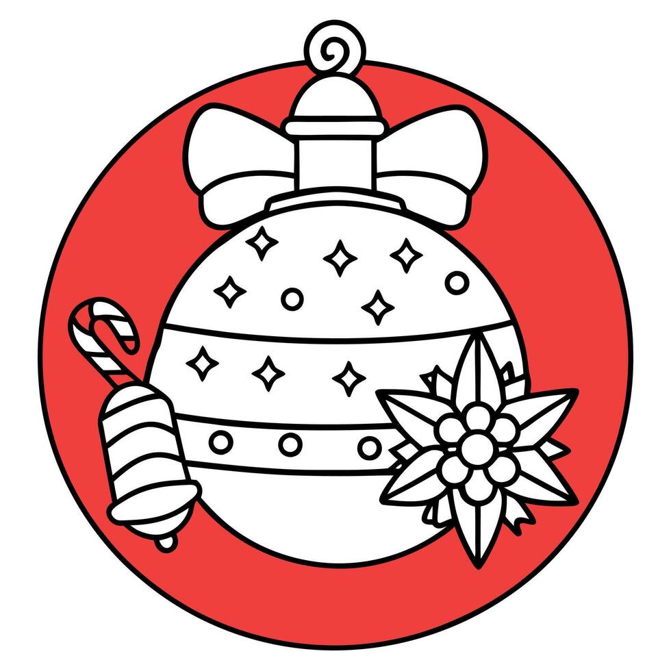 Fabulous Merry Christmas red empty background. Illustration vector