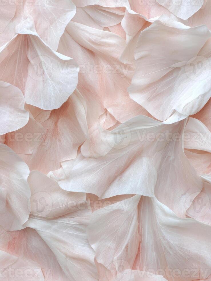 soft and delicate flower petals photo