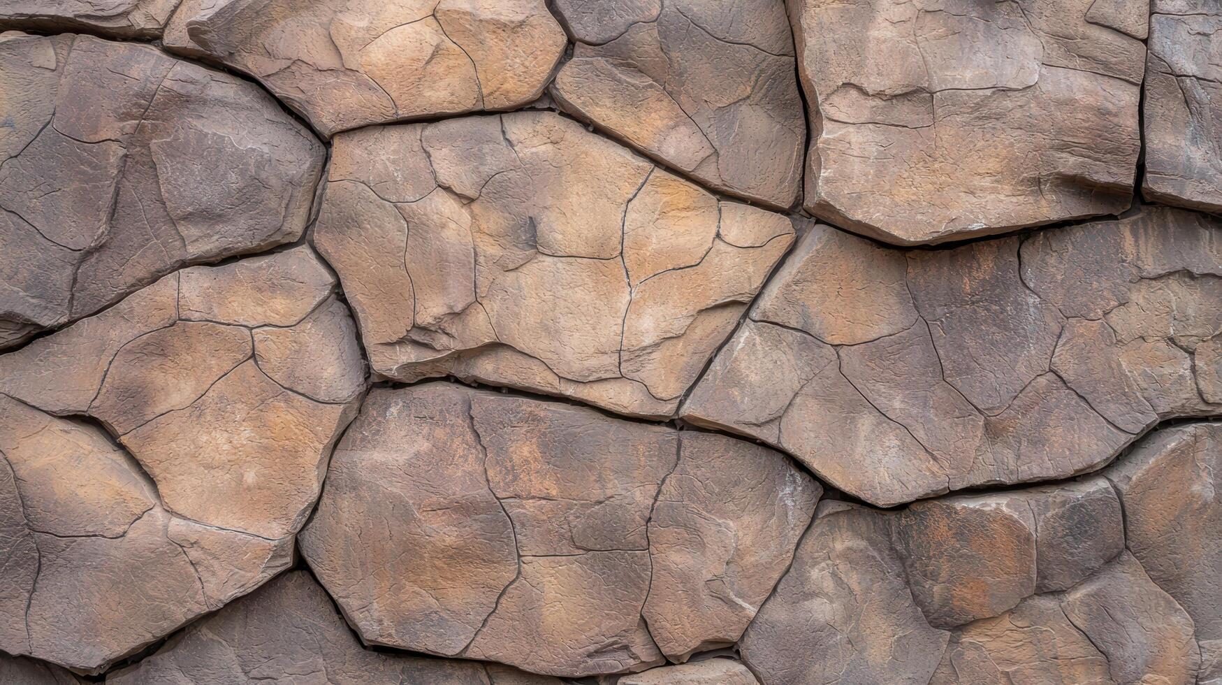 Rugged stone wall texture photo