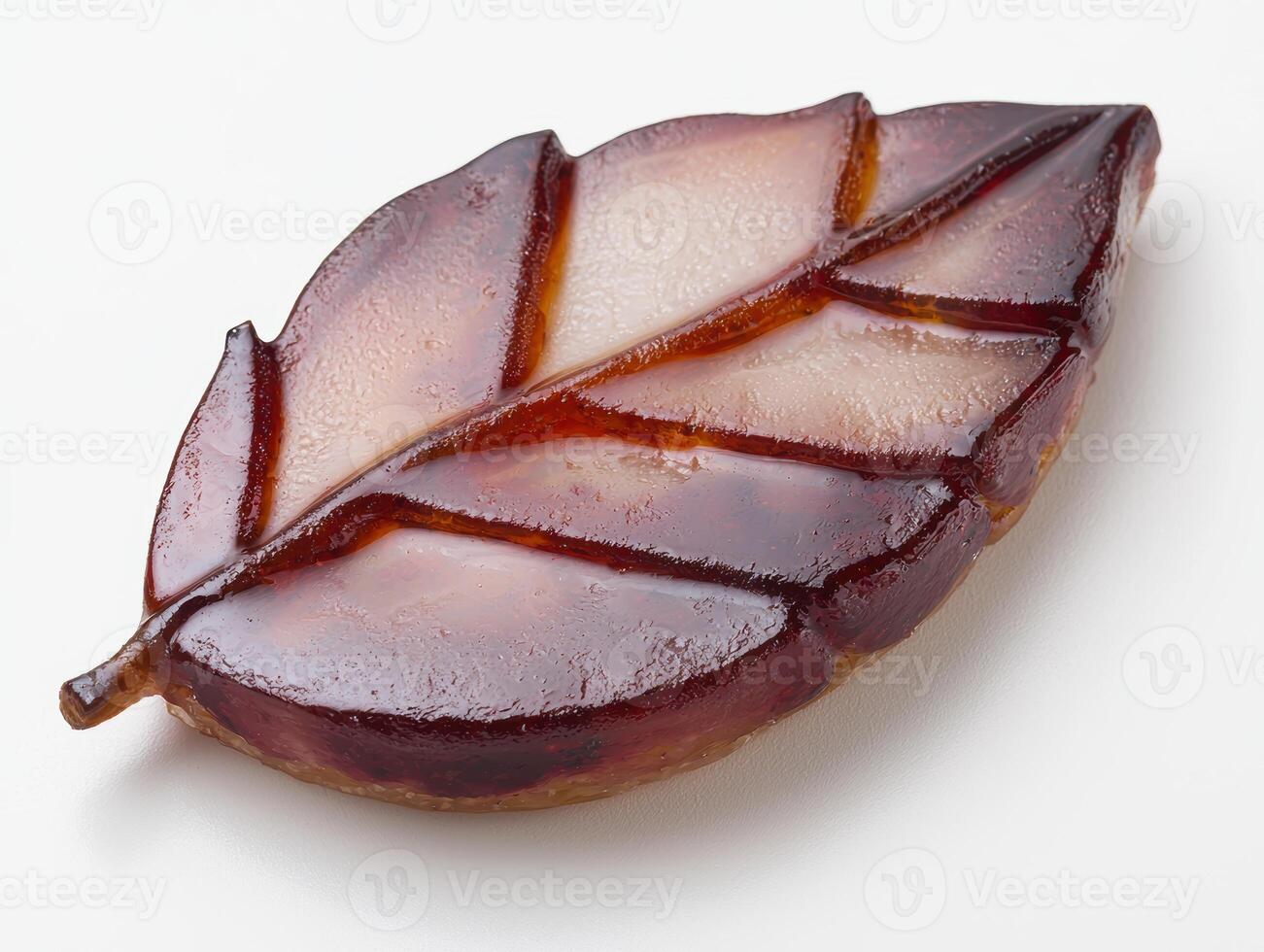 Glazed ham slice photo