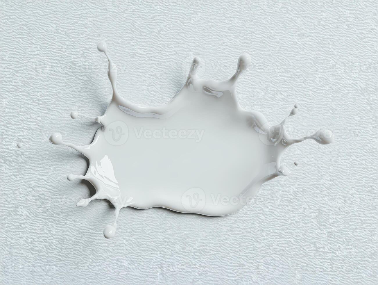 abstract white paint splash on light background photo