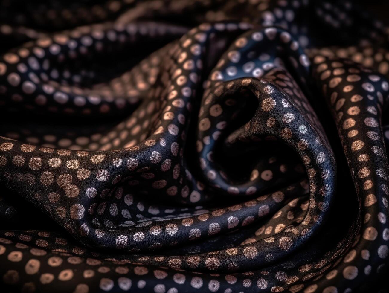 close up of a coiled snake photo