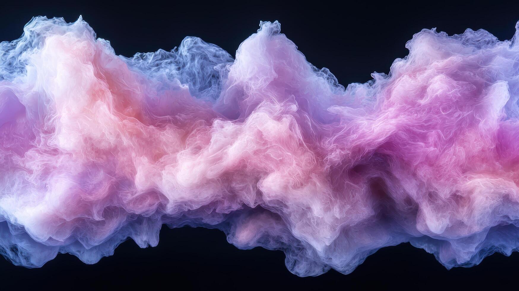 Colorful Smoke Swirls photo