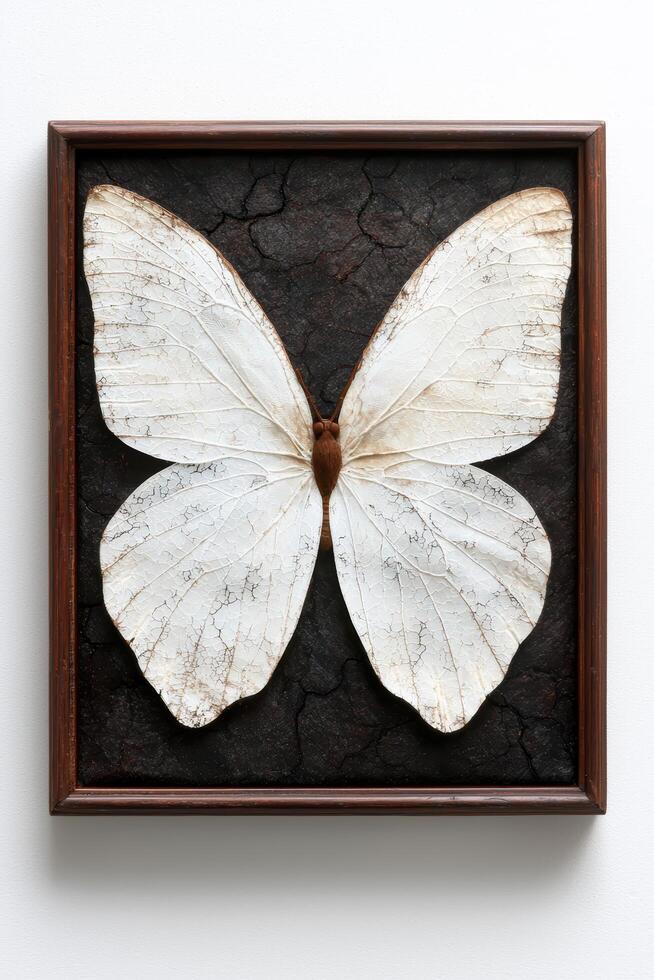 Framed Butterfly Specimen photo